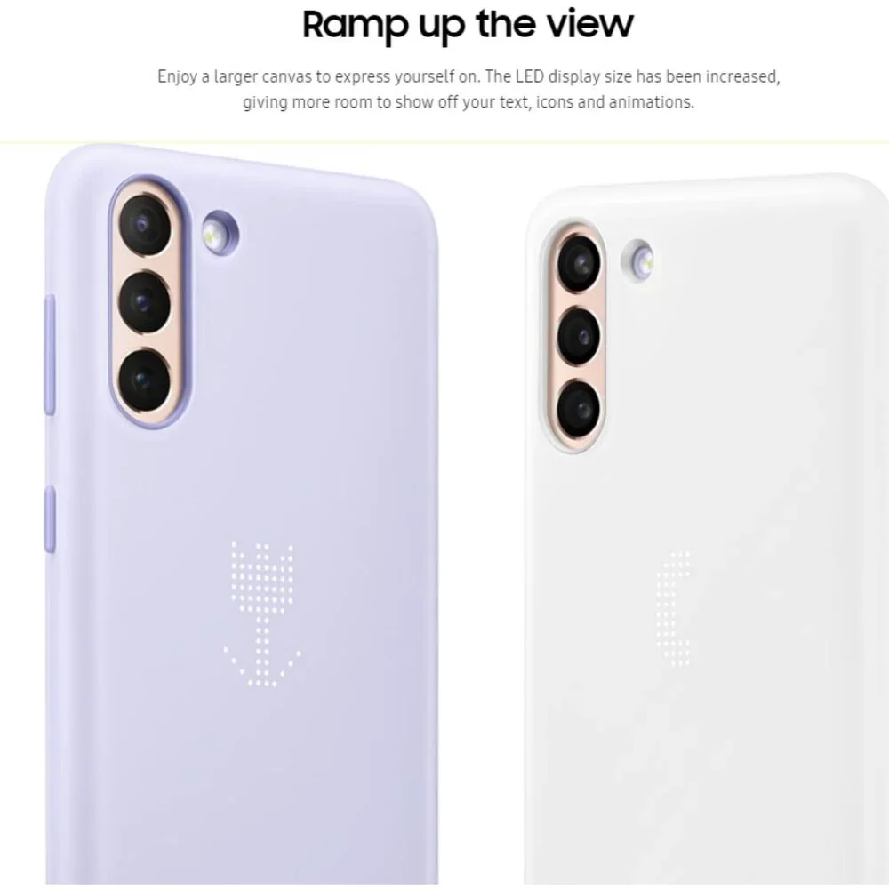 Samsung Galaxy S21+ / S21+ 5G LED Violet Case Cover